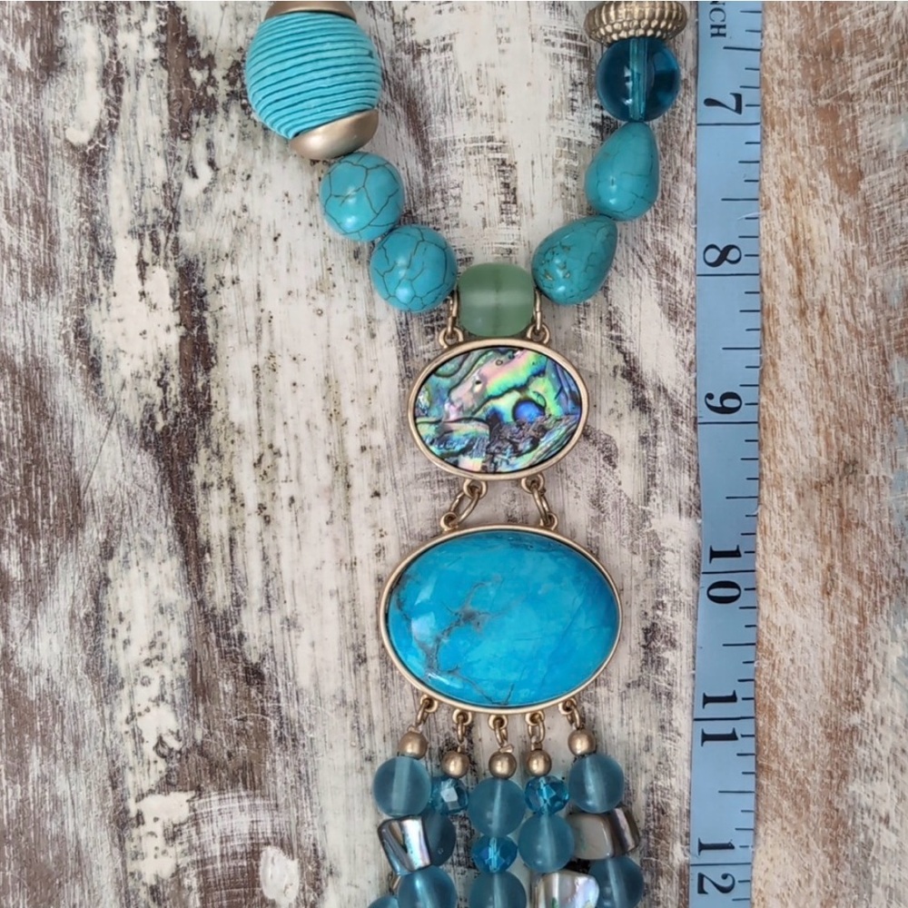 Chico's, retired, "Lily" pendant necklace. - Picture 8 of 9
